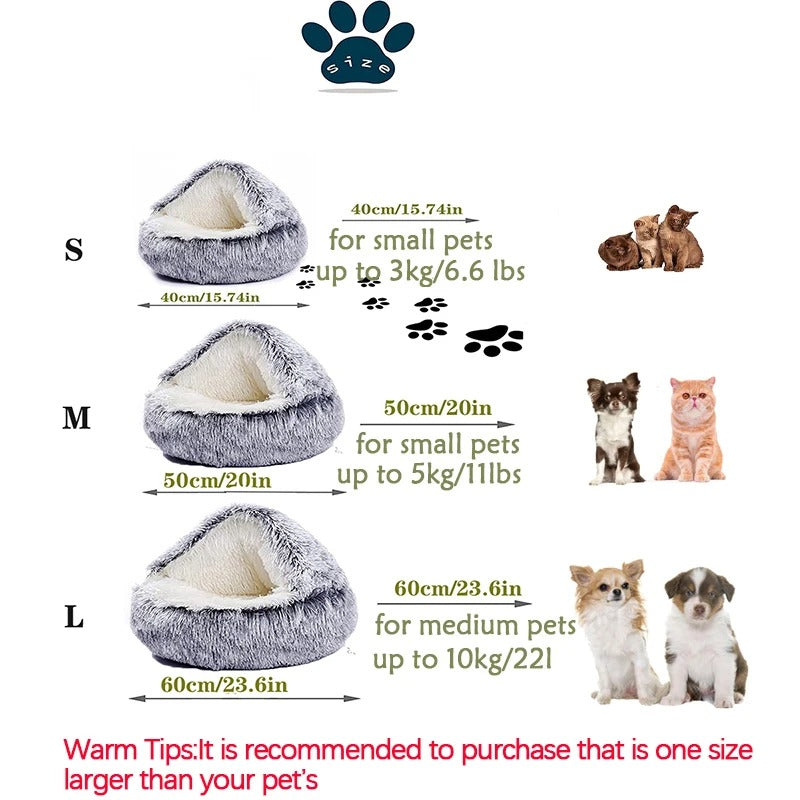 CozyNesty™ Cocoon Pet Bed